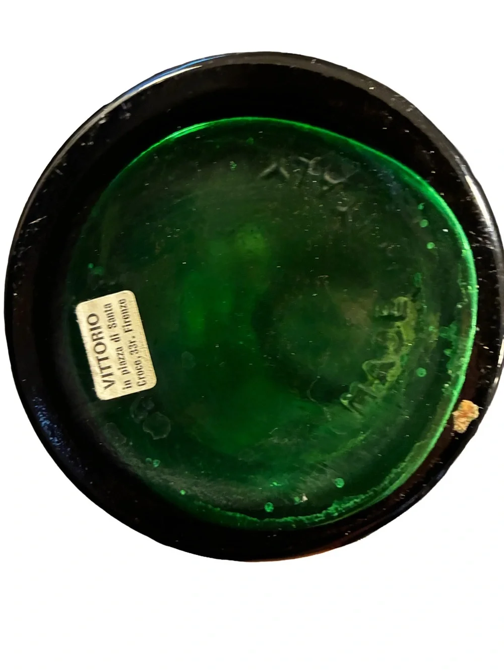 Vintage Jim Beam Vino di Casa Beam Italian Green Glass Decanter Wine Caraffe 🇮🇹